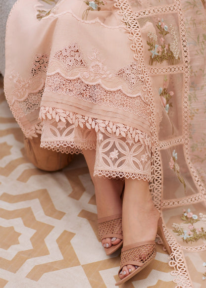 Crimson Peach And Green Dhanak Stuff|138