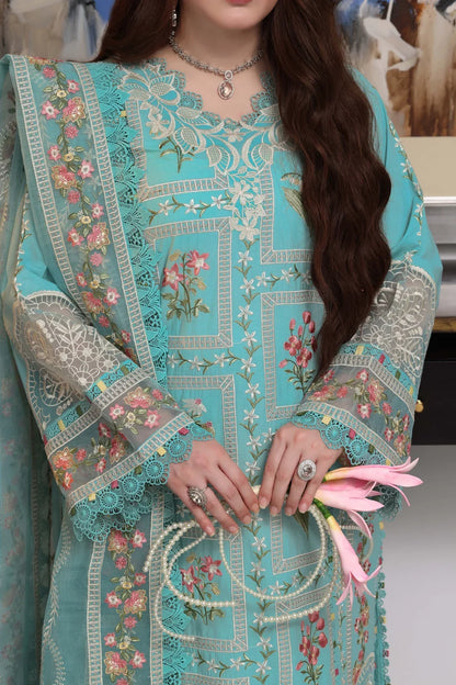 Aneelas Luxury Dhnak Emb Shirt|E134