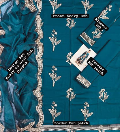 3-Piece ultra-soft, premium Dhanak|E182
