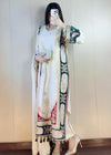 Kaftan White 2pc Suit|E119