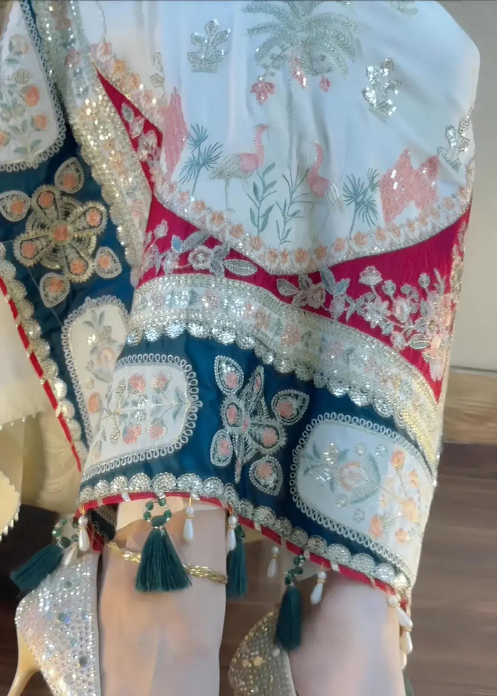 Kaftan White 2pc Suit|E119