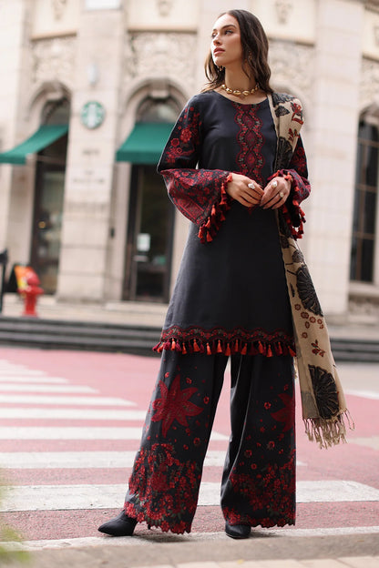 Charizma Dhanak Suit with Contrast Shawl|E187