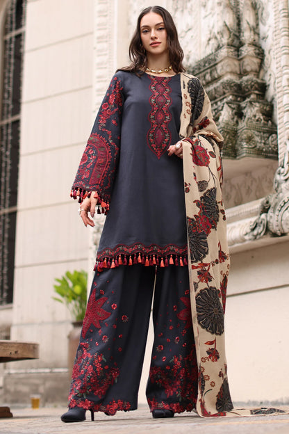 Charizma Dhanak Suit with Contrast Shawl|E187