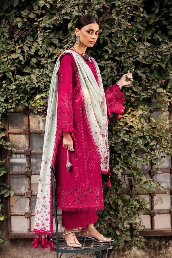 Embroidered Luxury Winter Collection  3-Piece Suit|E124