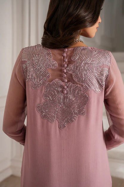 Zara Rubab luxury 3-piece chiffon outfit|E94