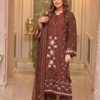 Aneelas Lawn Unstitched Embroidered