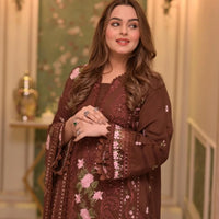 Aneelas Lawn Unstitched Embroidered