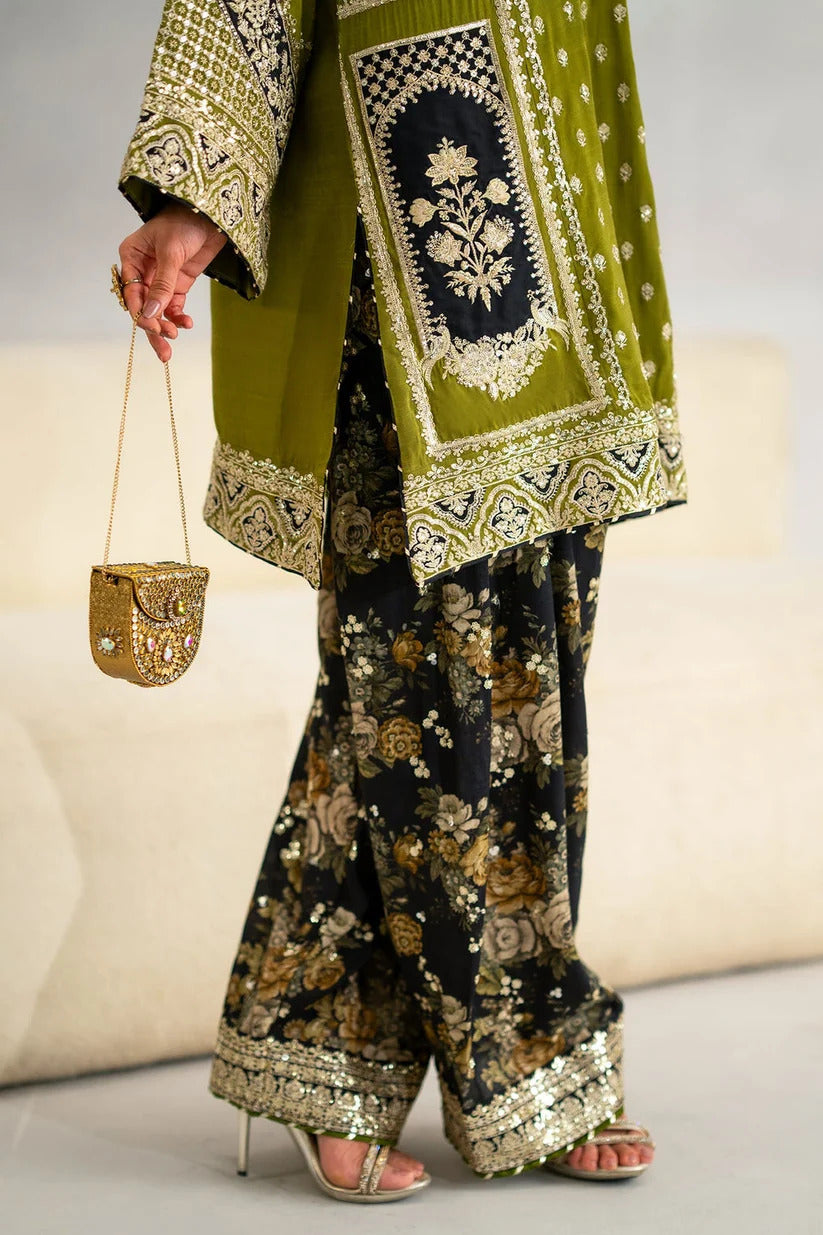 Ethnic Viral Luxury 3-Piece Velvet Suit|E178