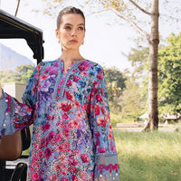 3 Piece Unstitched Embroidered Lawn Suit (Copy)