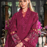 Maria B Magenta Chikankari Embroidery Collection