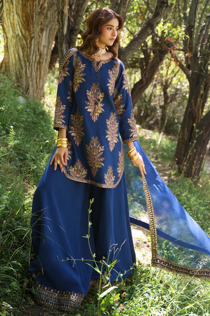 Embroidered Raw Silk CMA-6-440 3-piece suit|E176