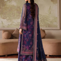 Zarif Zaneera Embroidered Net