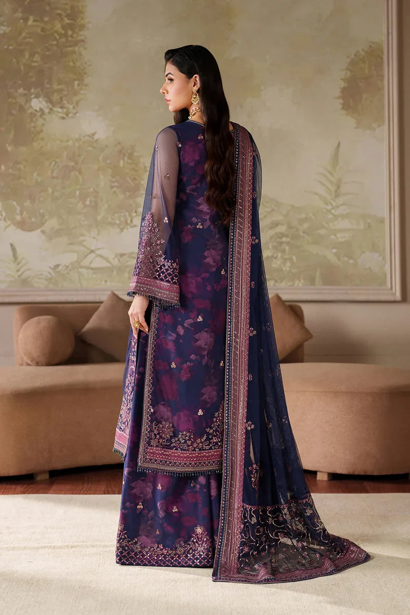 Zarif Zaneera Embroidered Net