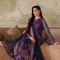 Zarif Zaneera Embroidered Net