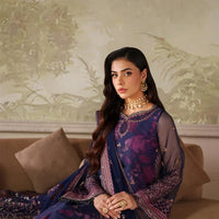 Zarif Zaneera Embroidered Net