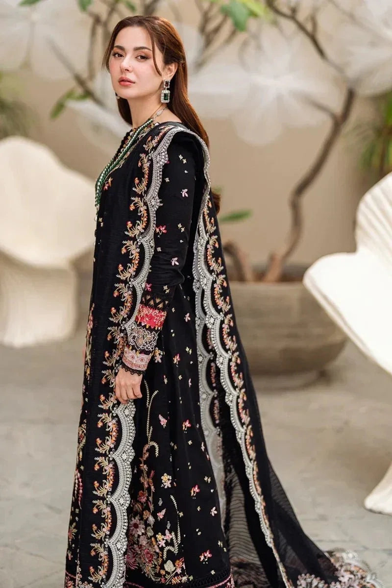 Asim Jofa Hit Article – Embroidered Winter Suit with Soft Shawl|131