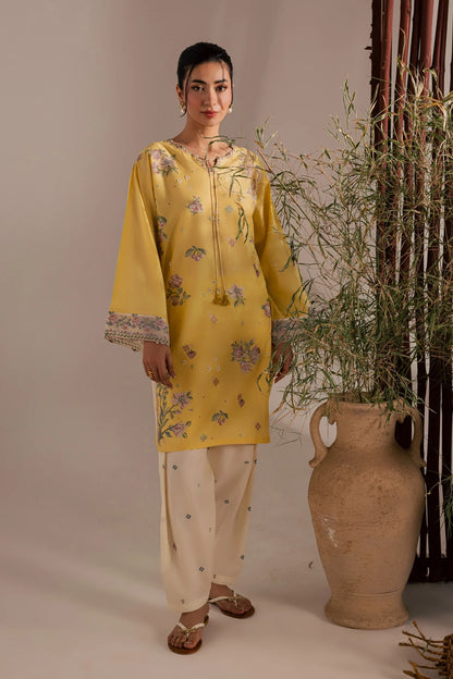 Batik Embroidered Dhanak 2-Piece Suit|E130
