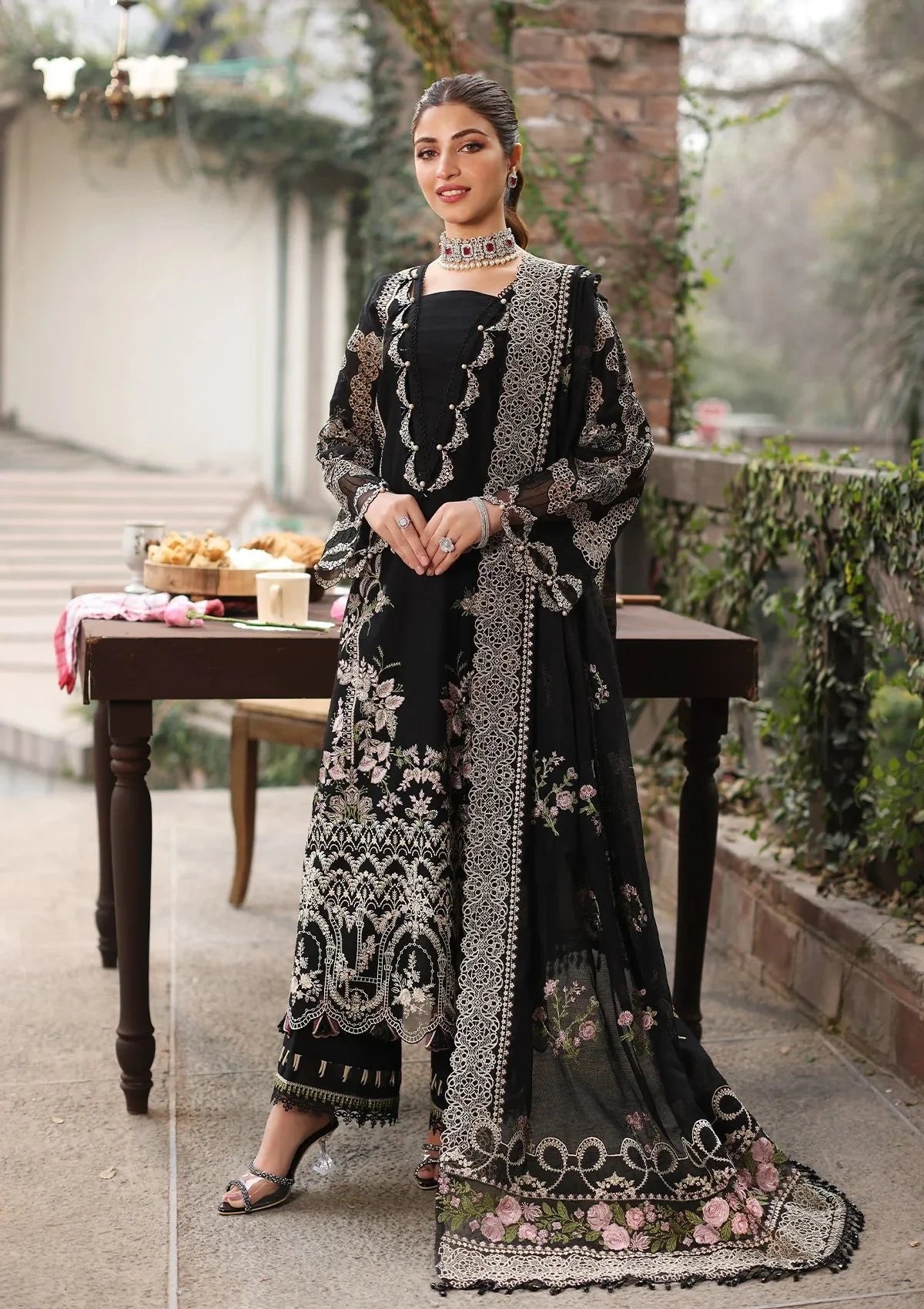 Kahf 3pc Unstitched Dhanak|E127