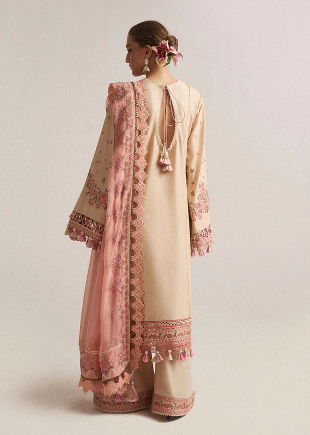 3-Piece Embroidered Lawn Dress Design with Premium Quality