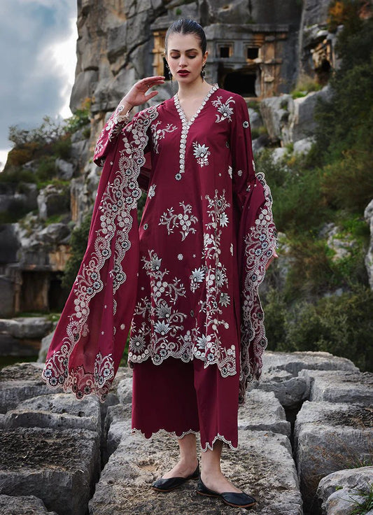 Lawnkari Piece Dmbroidered Lawn Suit