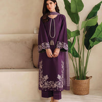 Garnet 3Pcs Embroidered