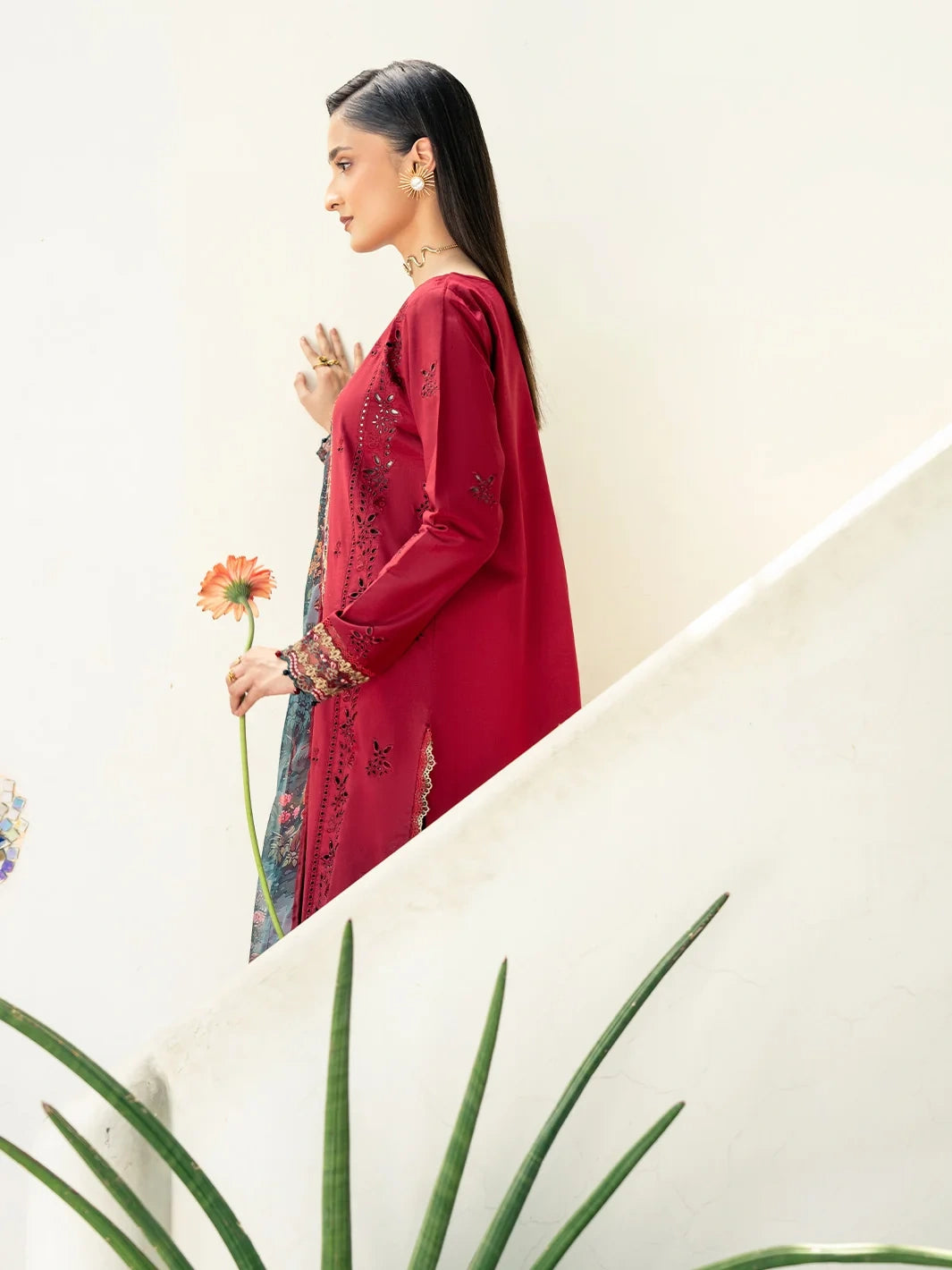Mahrosh" Unstitched 3-Piece Embroidered Winter Collection|E117