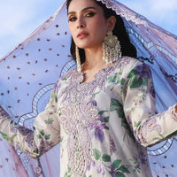 Nureh Lawn Embroidered & Printed 3 Piece