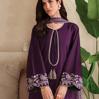 Garnet 3Pcs Embroidered