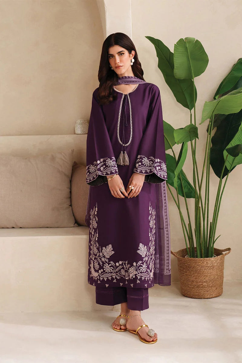 Garnet 3Pcs Embroidered