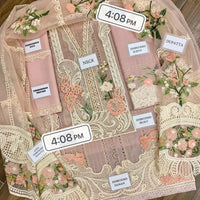 SR-28 Premium Lawn Unstitched 3-Piece Suit with Embroidered Organza Dupatta