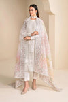 Baroque embroidered chiffon unstitched three-piece suit|E88