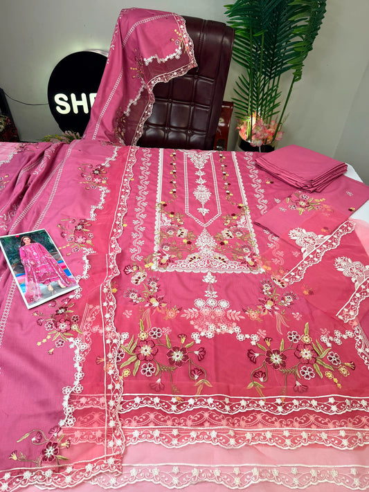 Embroidered Three-Piece Winter Stuff Suit|E107