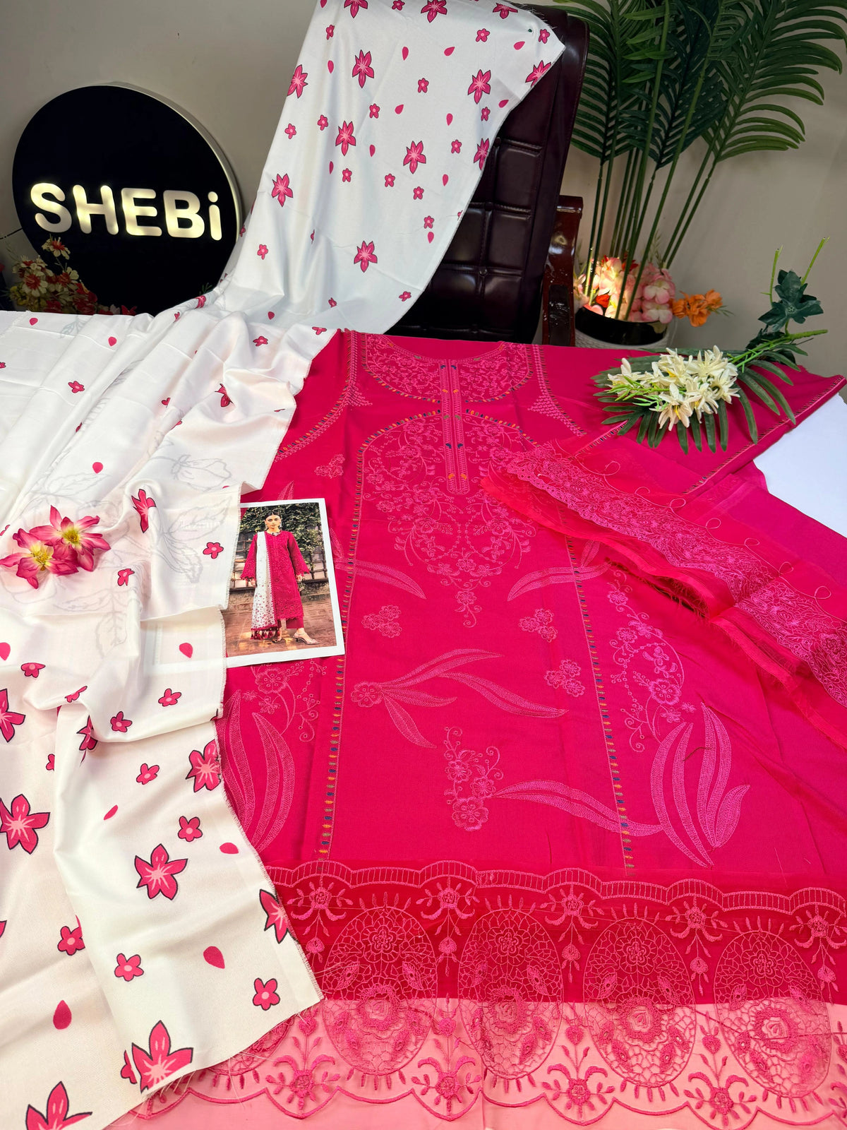Embroidered Luxury Winter Collection  3-Piece Suit|E124