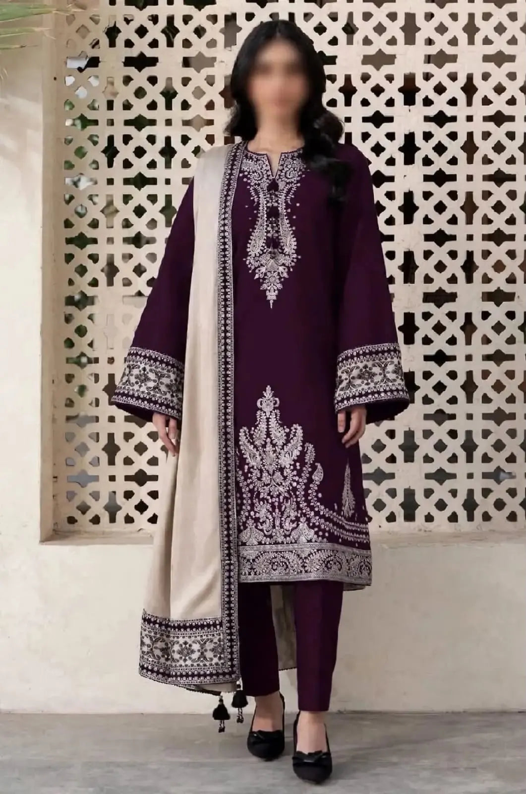 High-quality, cozy Dhanak fabric|E166