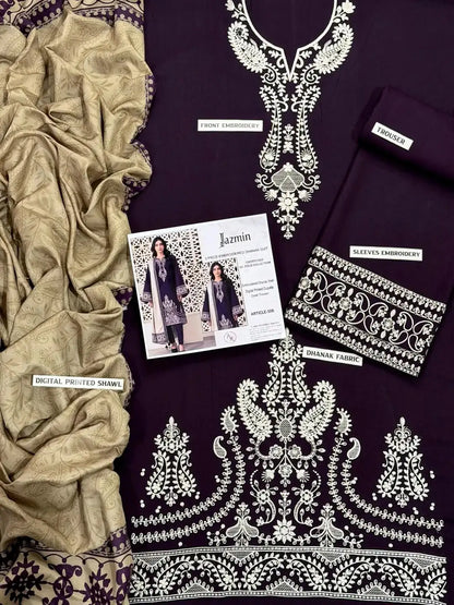 High-quality, cozy Dhanak fabric|E166