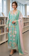 Embroidered Kaftan Set|E201