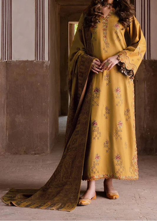 Izel-3PC Lawn Embroidered |E75