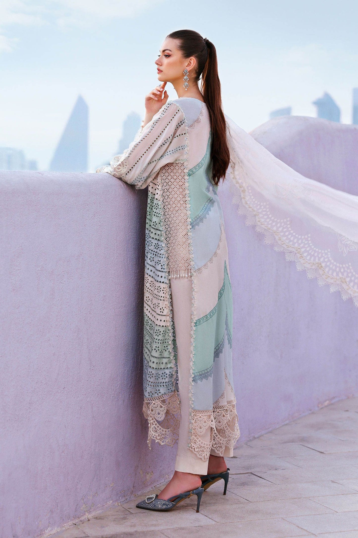 Mari B Embroidered Luxury Lawn - Eid Collection