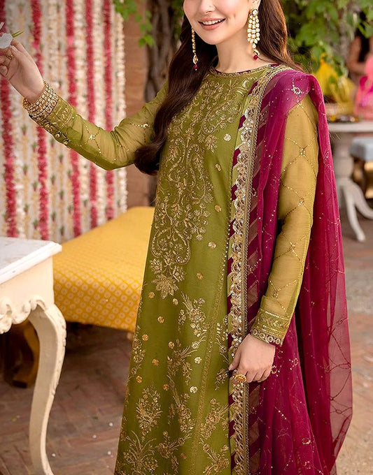 Fern Green Suit Asim Jofa|E78