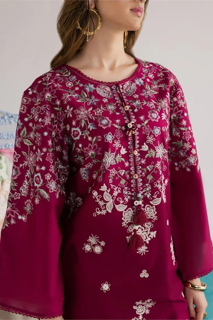 Batik 2-pc Dhanak Embroided Suit|E135
