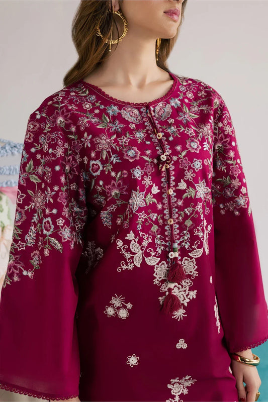 Batik 2-pc Dhanak Embroided Suit|E135