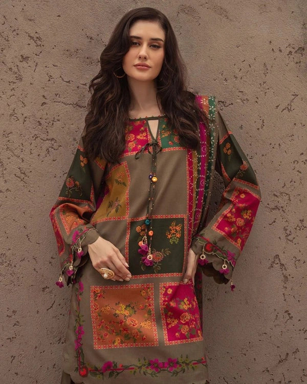 Aneelas Silk 3pc|E76