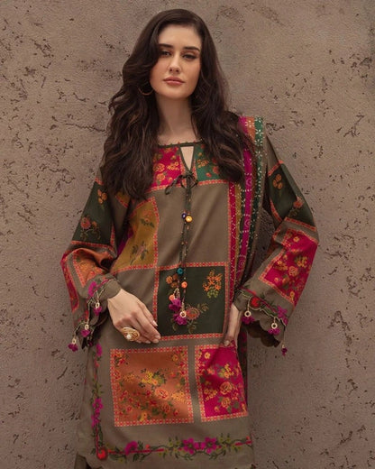 Aneelas Silk 3pc|E76